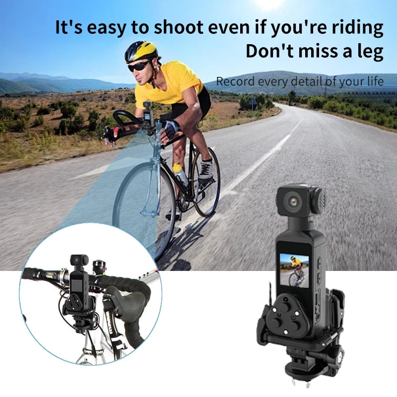 Alston K1 4K HD Pocket Action Camera 1.33 inch Anti shake of the body 270° Manual rotation WiFi